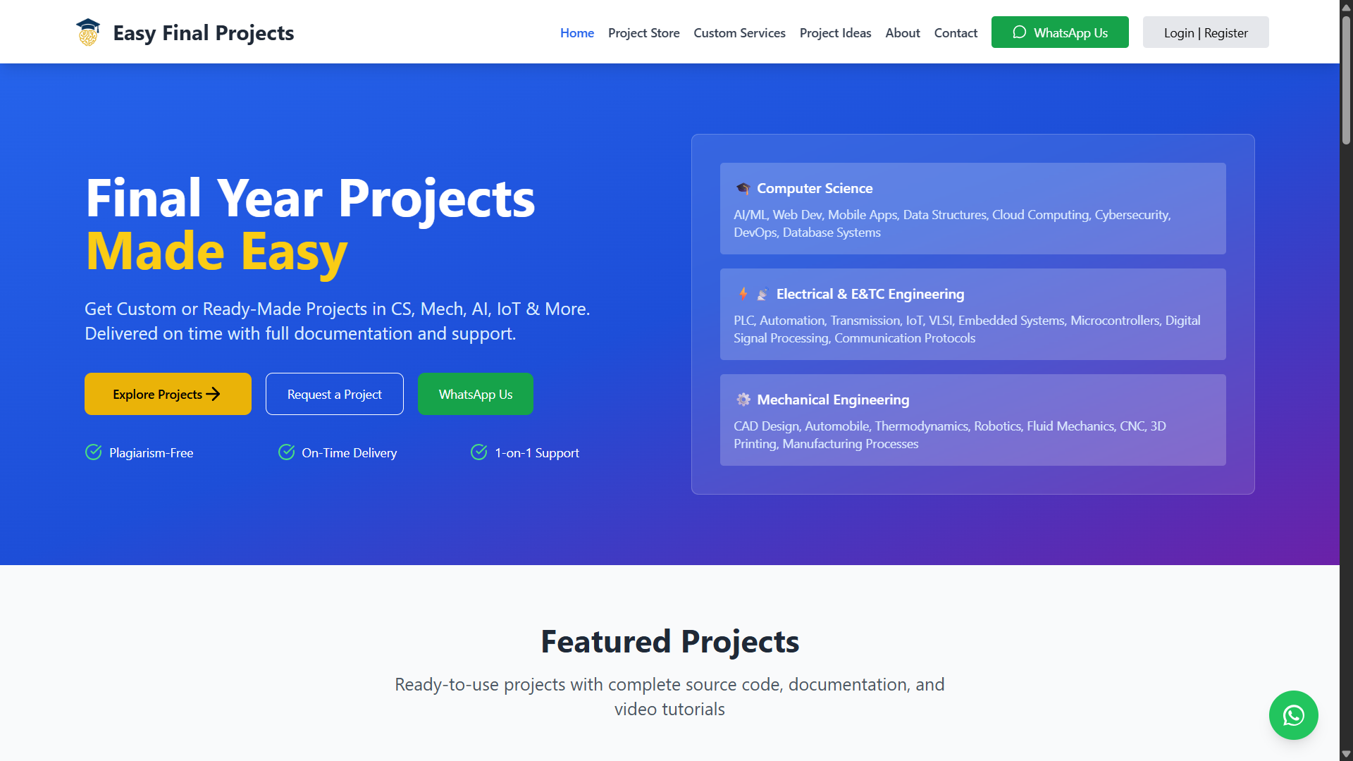 Easy Final Projects Ecommerce Website